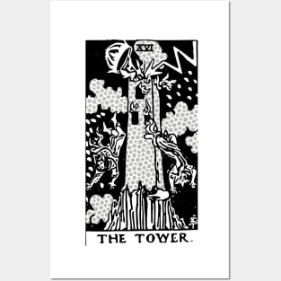 The Tower - A Modern Tarot Print Posters and Art